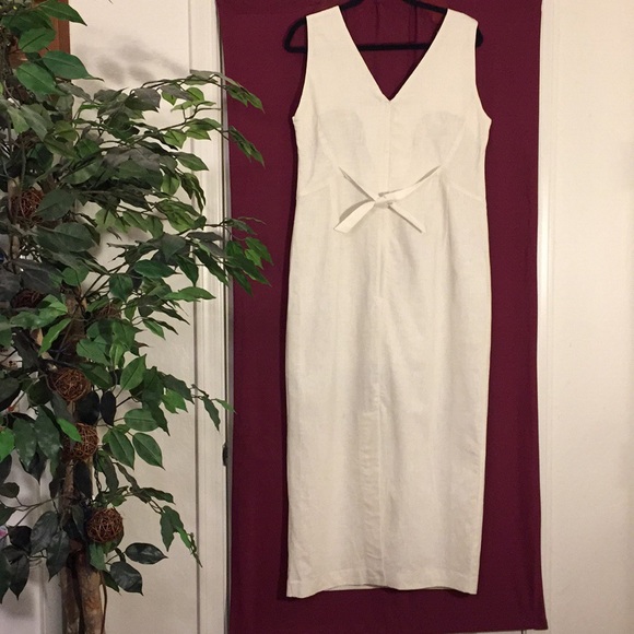 NWOT 💗V-neck  V-back summer fitted dress - Picture 2 of 8